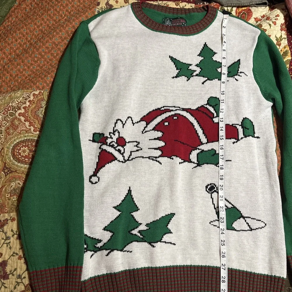 Ugly Christmas Sweater drunk santa